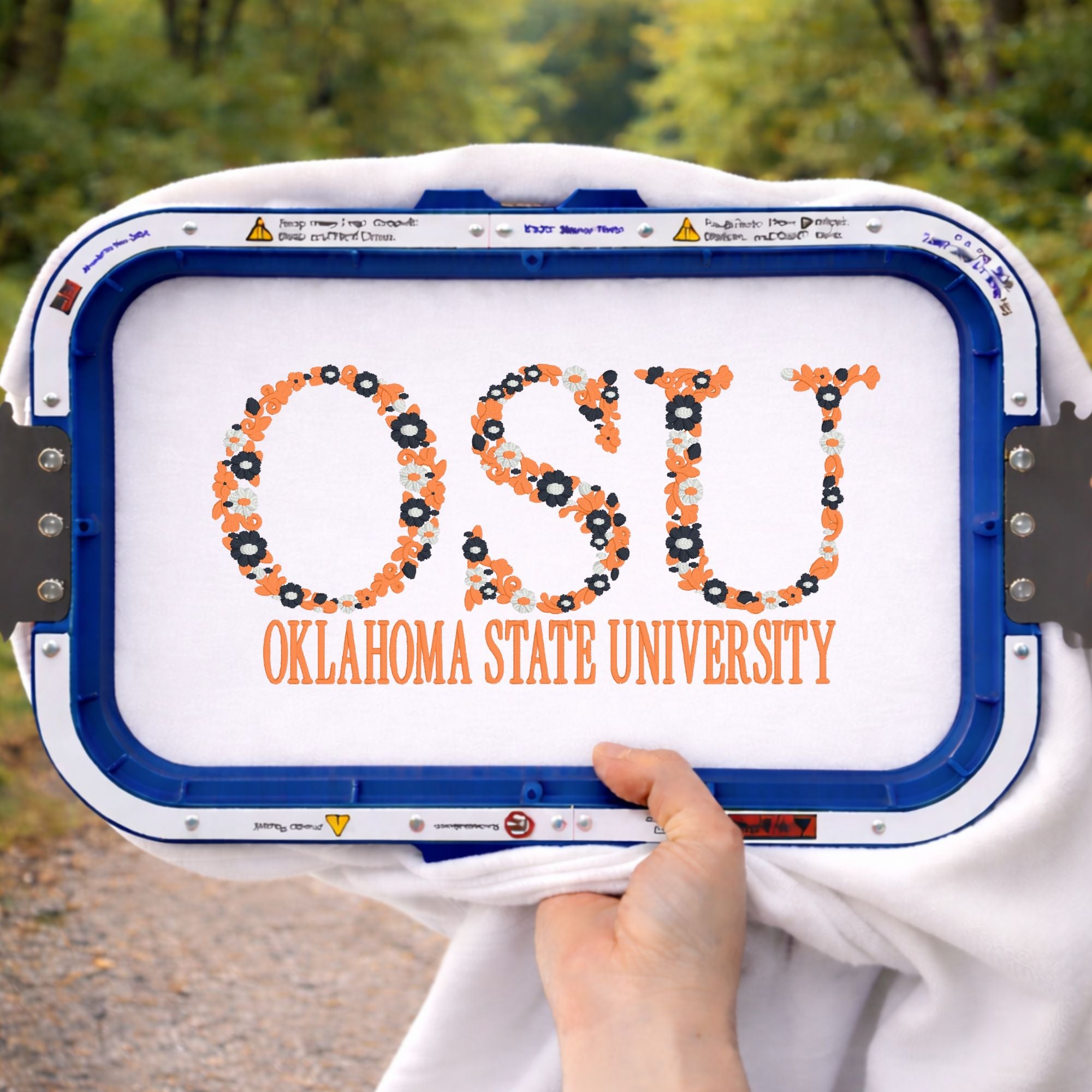 School Floral Letters Sweatshirt