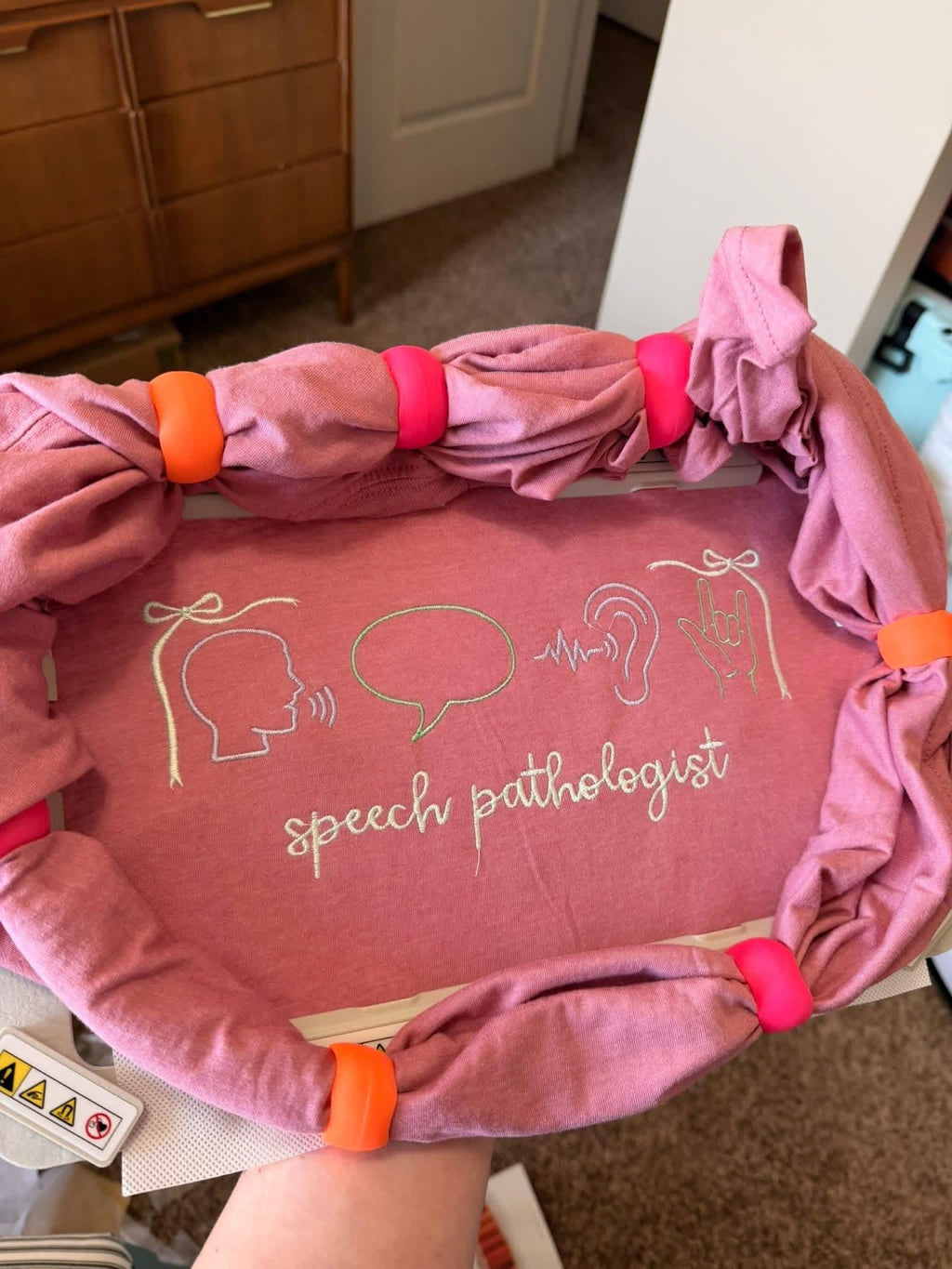 Speech Pathologist Embroidered T-Shirt | SLP Gift | Speech Therapy Tee | Teacher Appreciation Gift | SLP Apparel