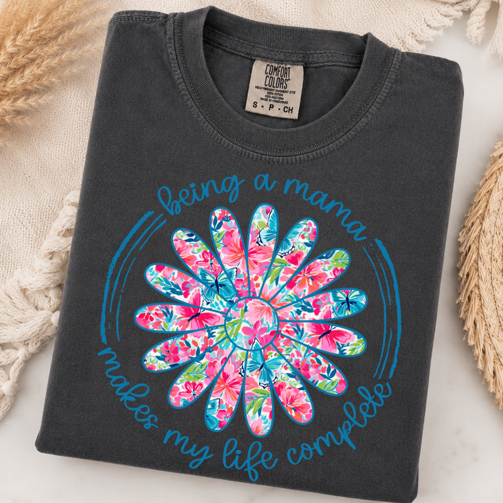 Floral Life Complete Mama Graphic Tee