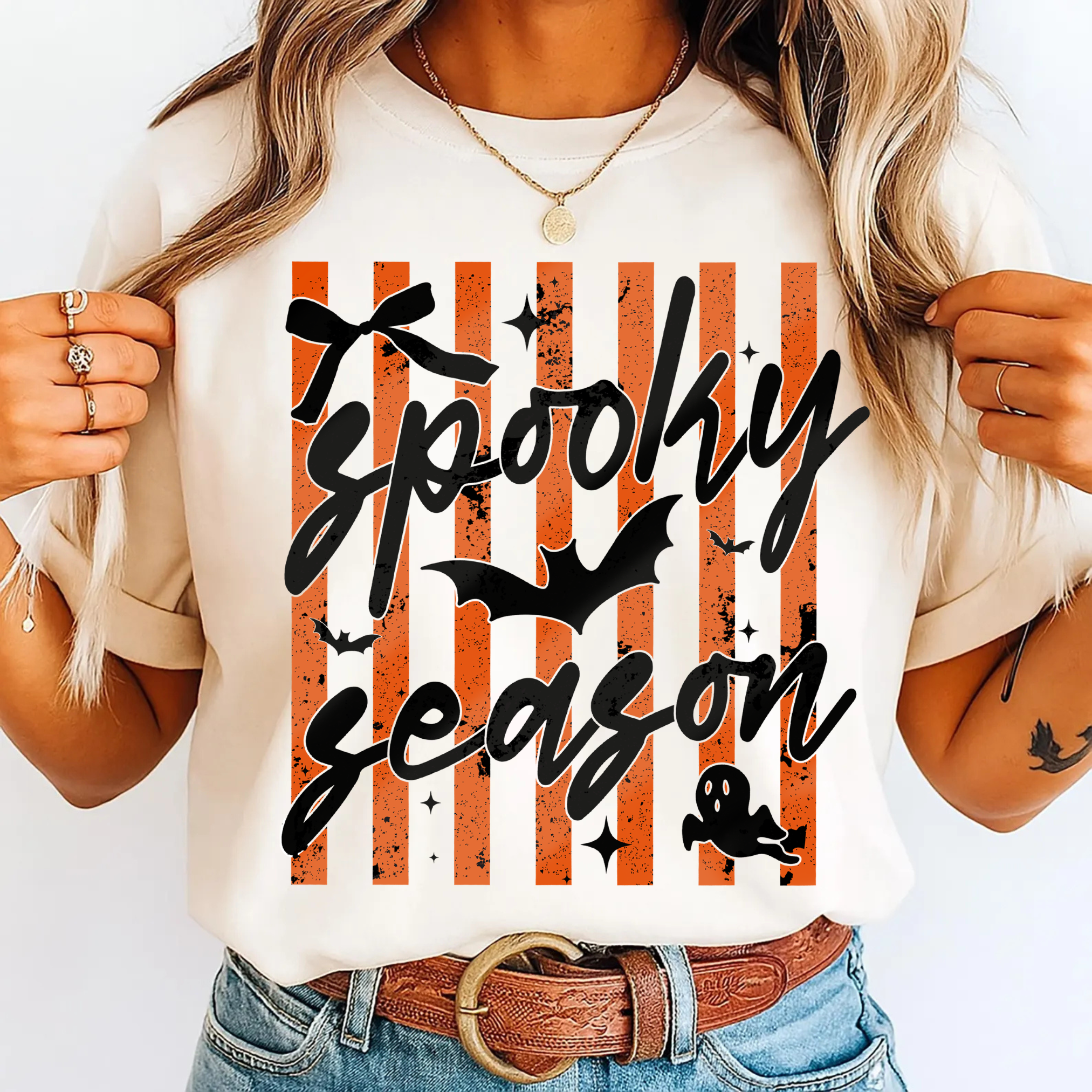 Spooky season Bats graphic tee
