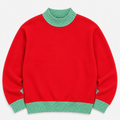 Holiday Gingham Mockneck Sweatshirt - Kids