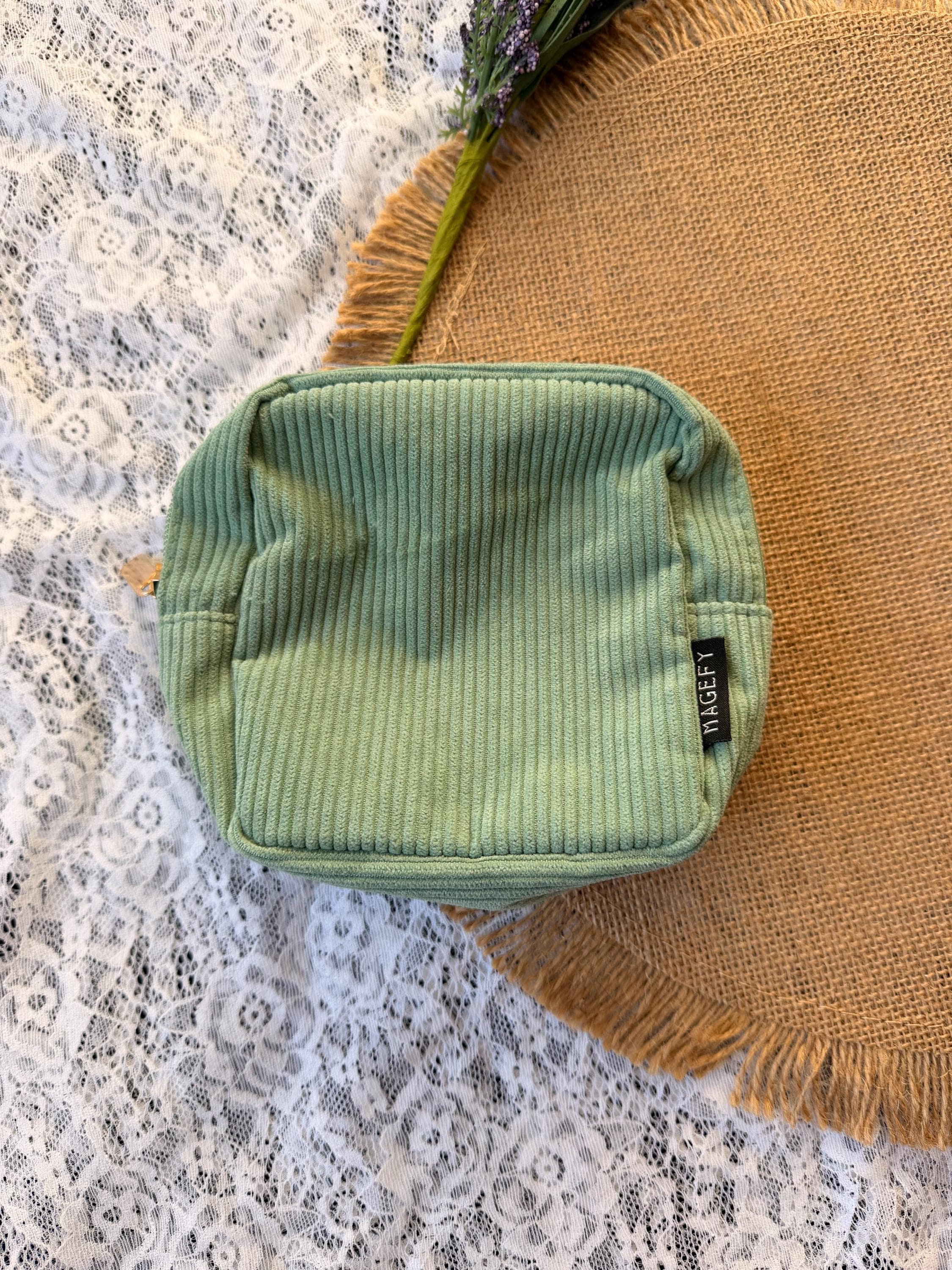 Personalized Embroidered Cosmetic Bag | Custom Name Pouch, Travel Toiletry Bag