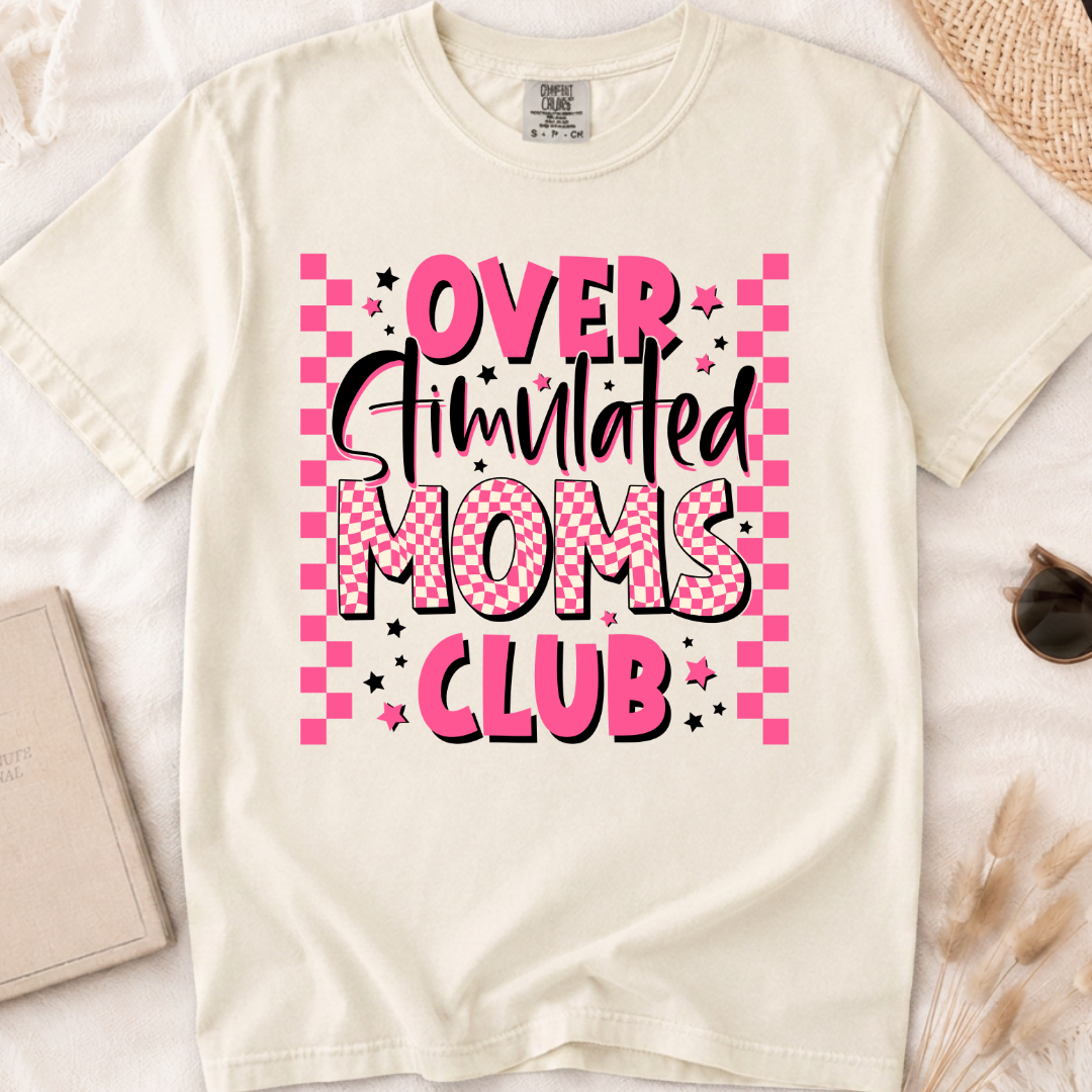 Overstimulated Moms Club Graphic Tee