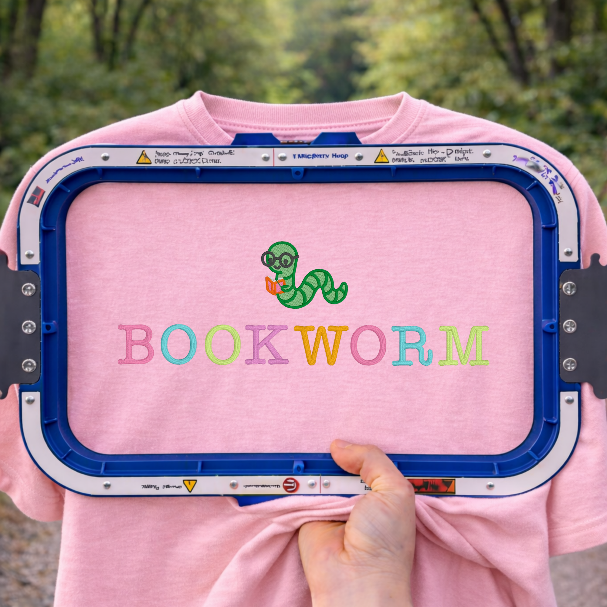 BookWorm Embroidered T-Shirt