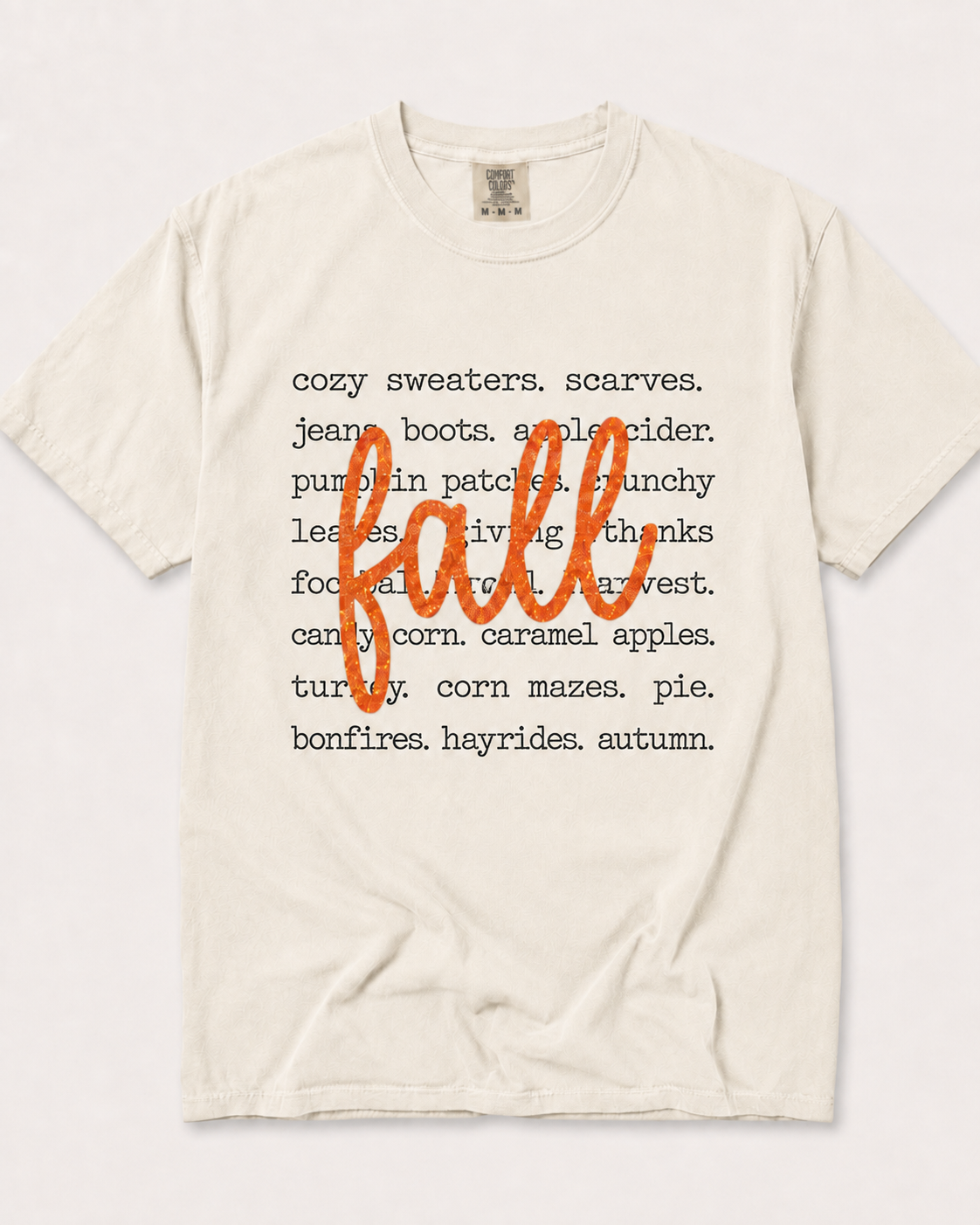 Fall Graphic Tee - Black