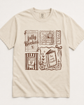 Fully Booked Graphic Tee - Brown