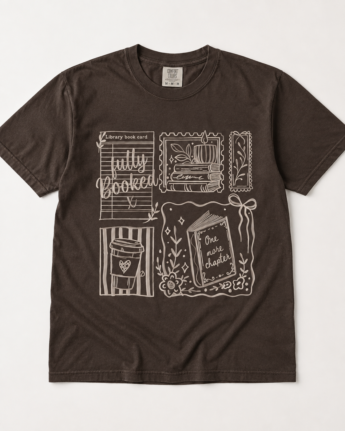 Fully Booked Graphic Tee - Cream