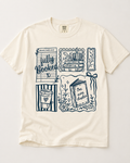 Fully Booked Graphic Tee - Navy
