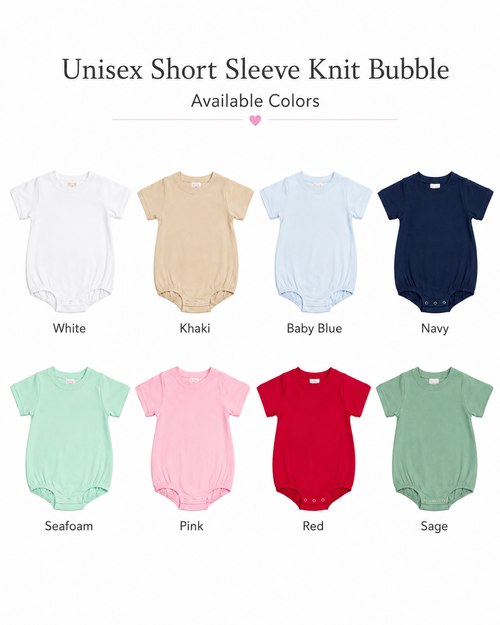 4th of July Unisex Short Sleeve Knit Bubble
