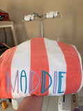 Personalized Embroidered Beach Towel – Pre-Order