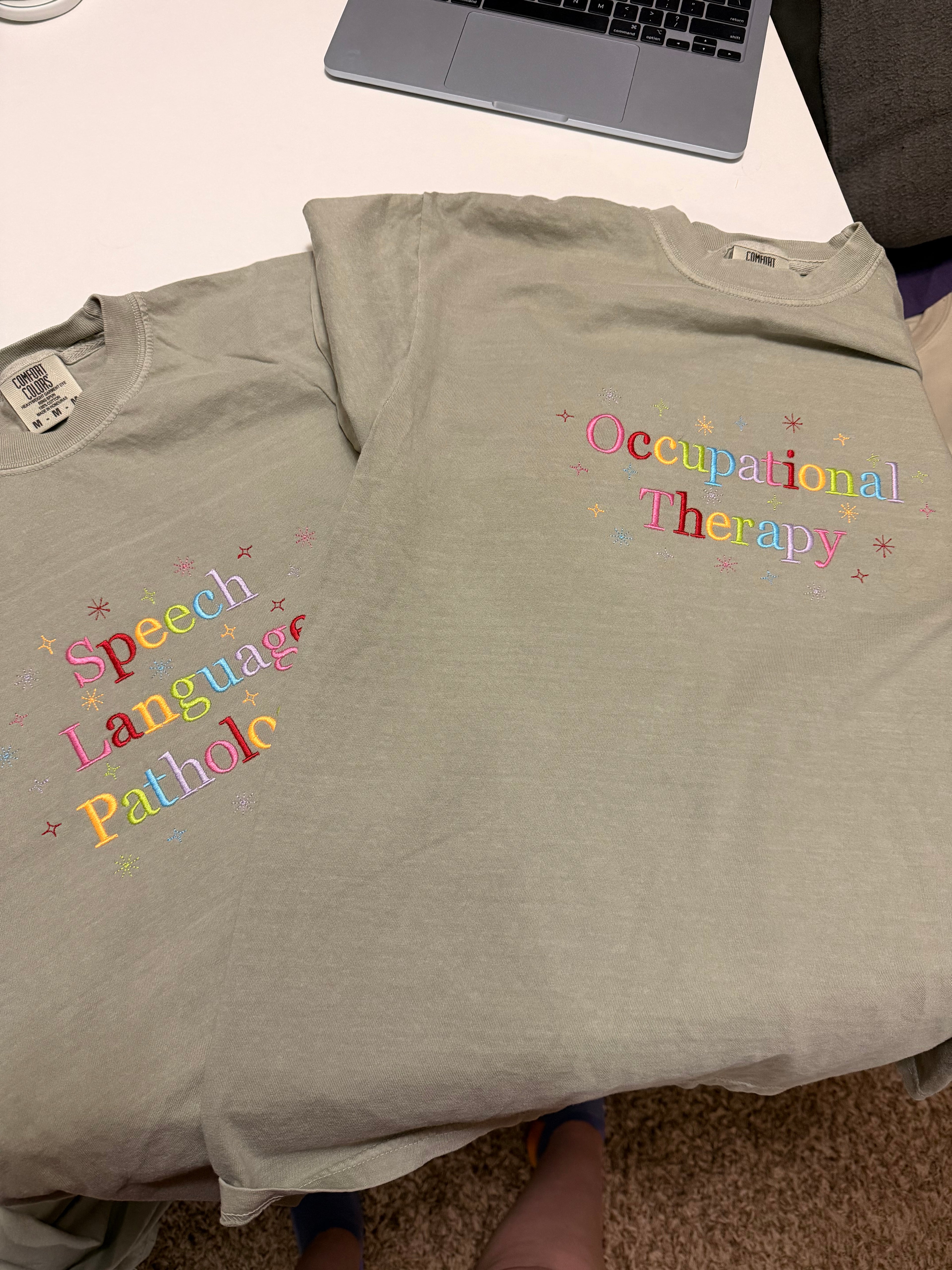 Your Custom Text Embroidered Tee