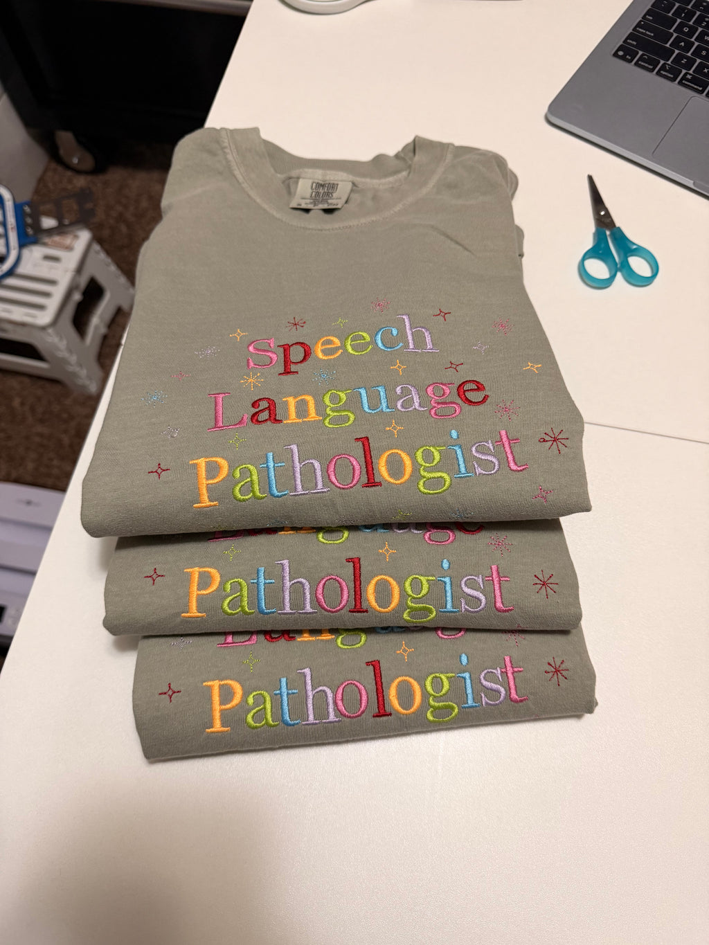 Your Custom Text Embroidered Tee