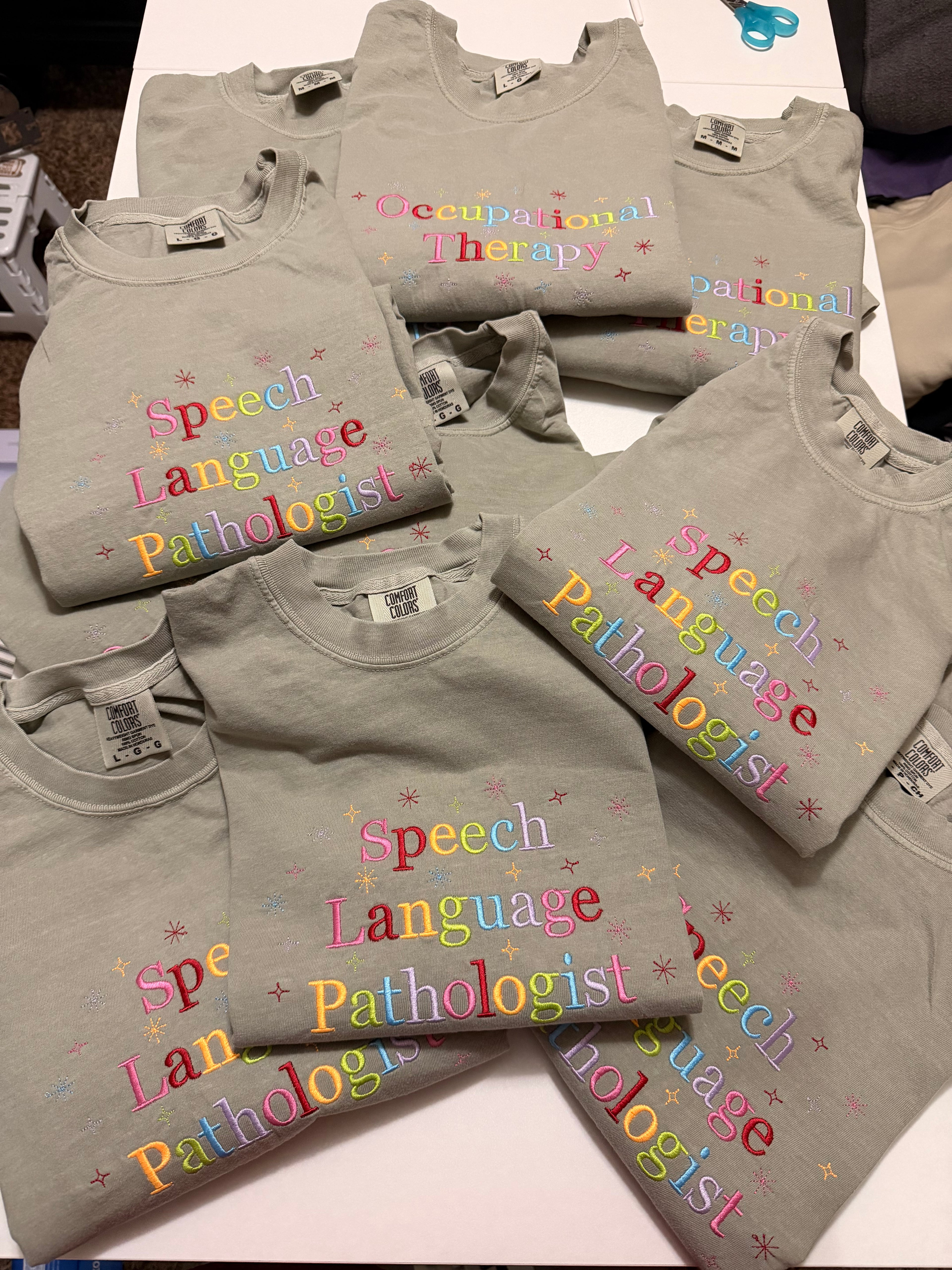 Your Custom Text Embroidered Tee