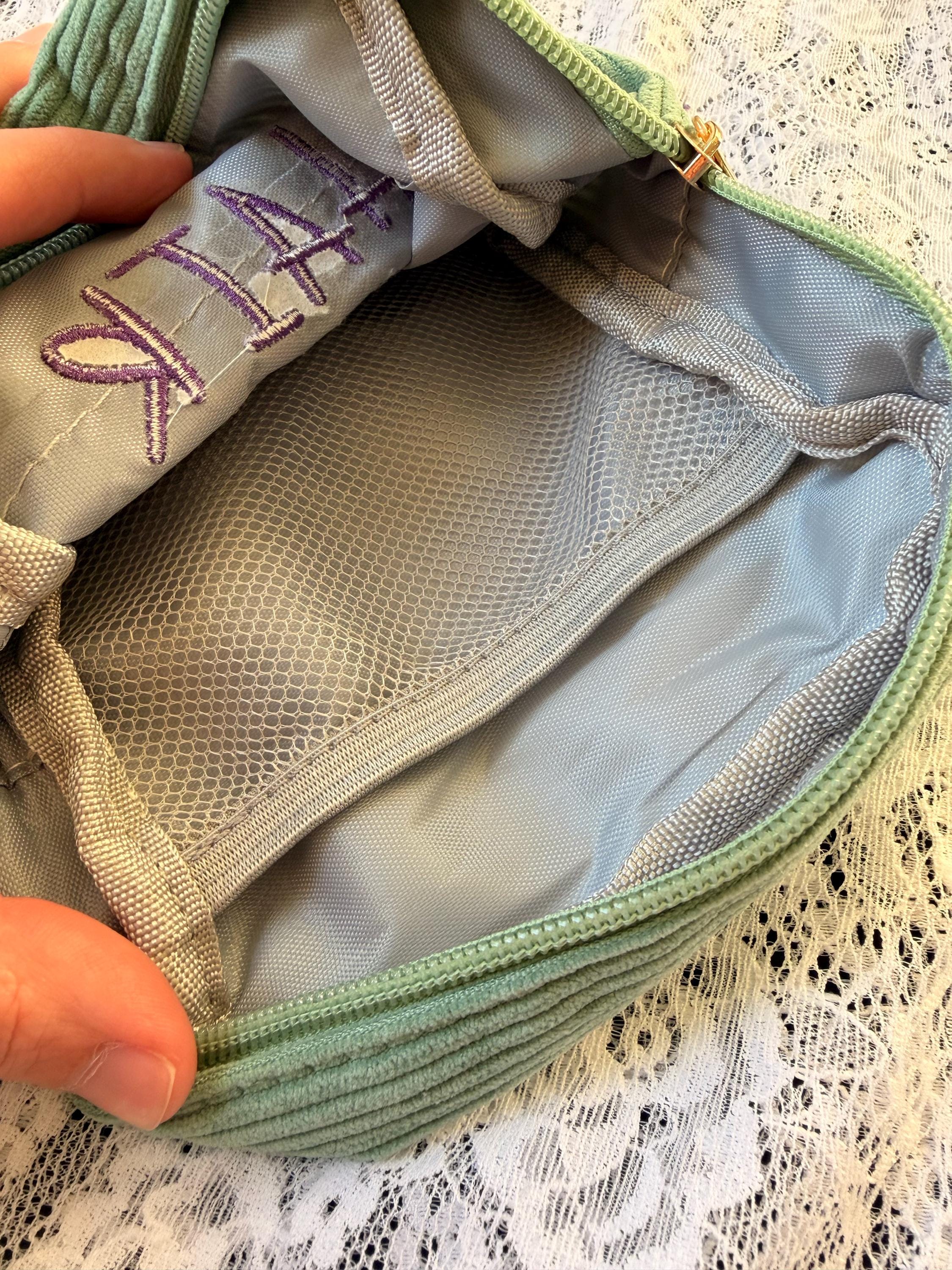 Personalized Embroidered Cosmetic Bag | Custom Name Pouch, Travel Toiletry Bag