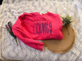 Your County Embroidery Sweatshirt | Personalized County Pullover | Embroidered | Cozy State Pride Gift
