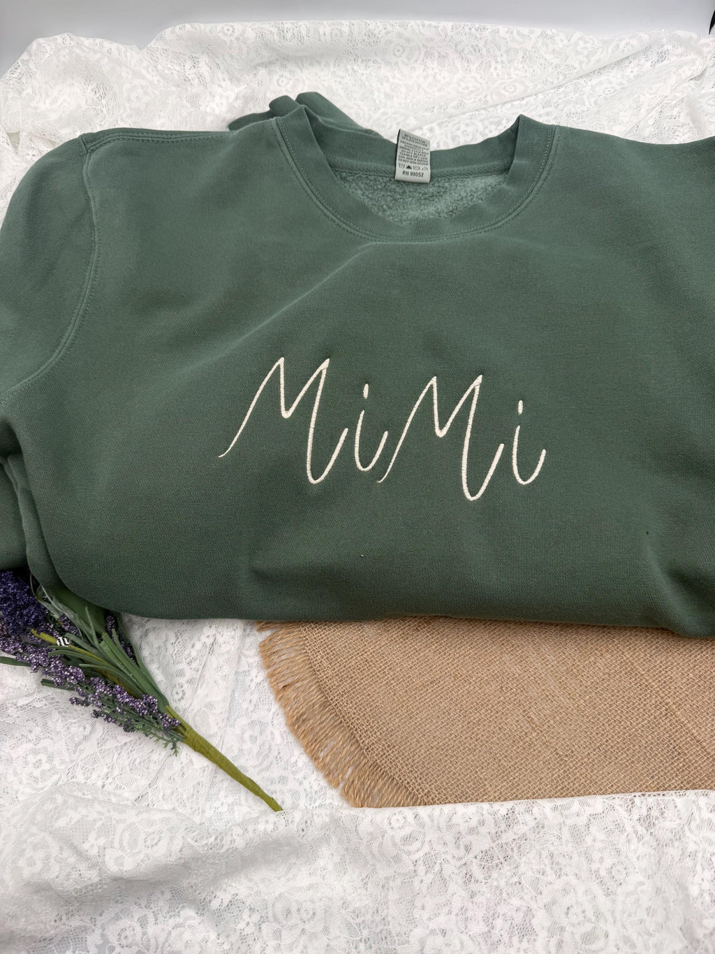 Embroidered Mimi Crewneck Sweatshirt
