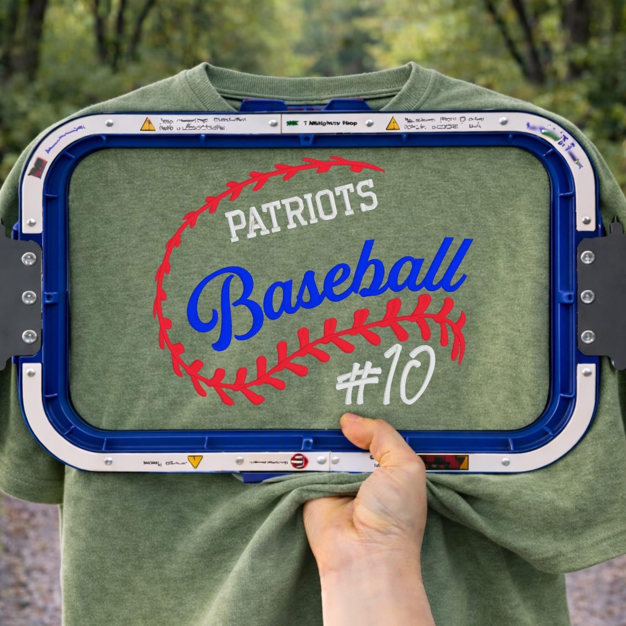 Embroidered Baseball Sweatshirt
