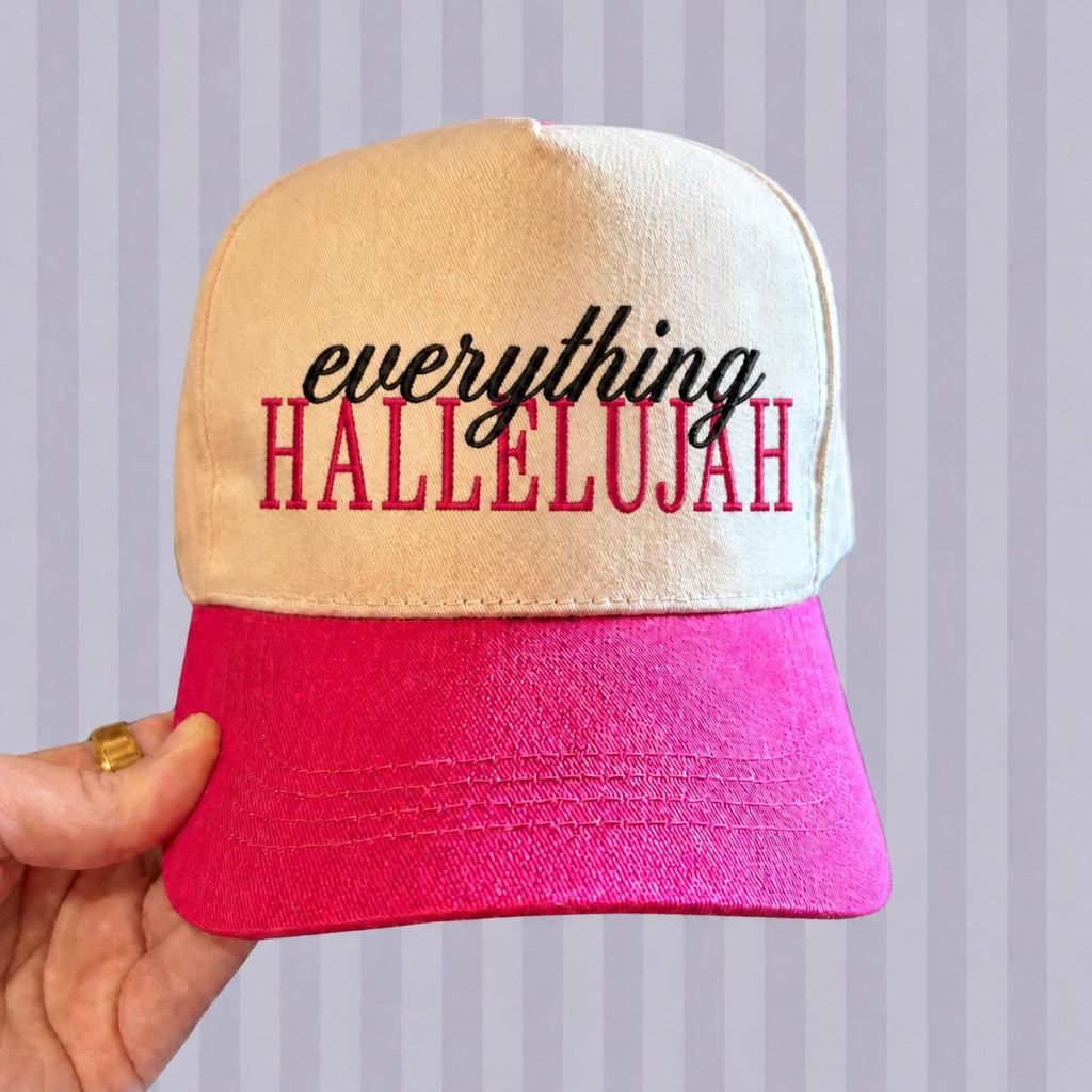 Embroidered Hallelujah Babe Trucker Hat