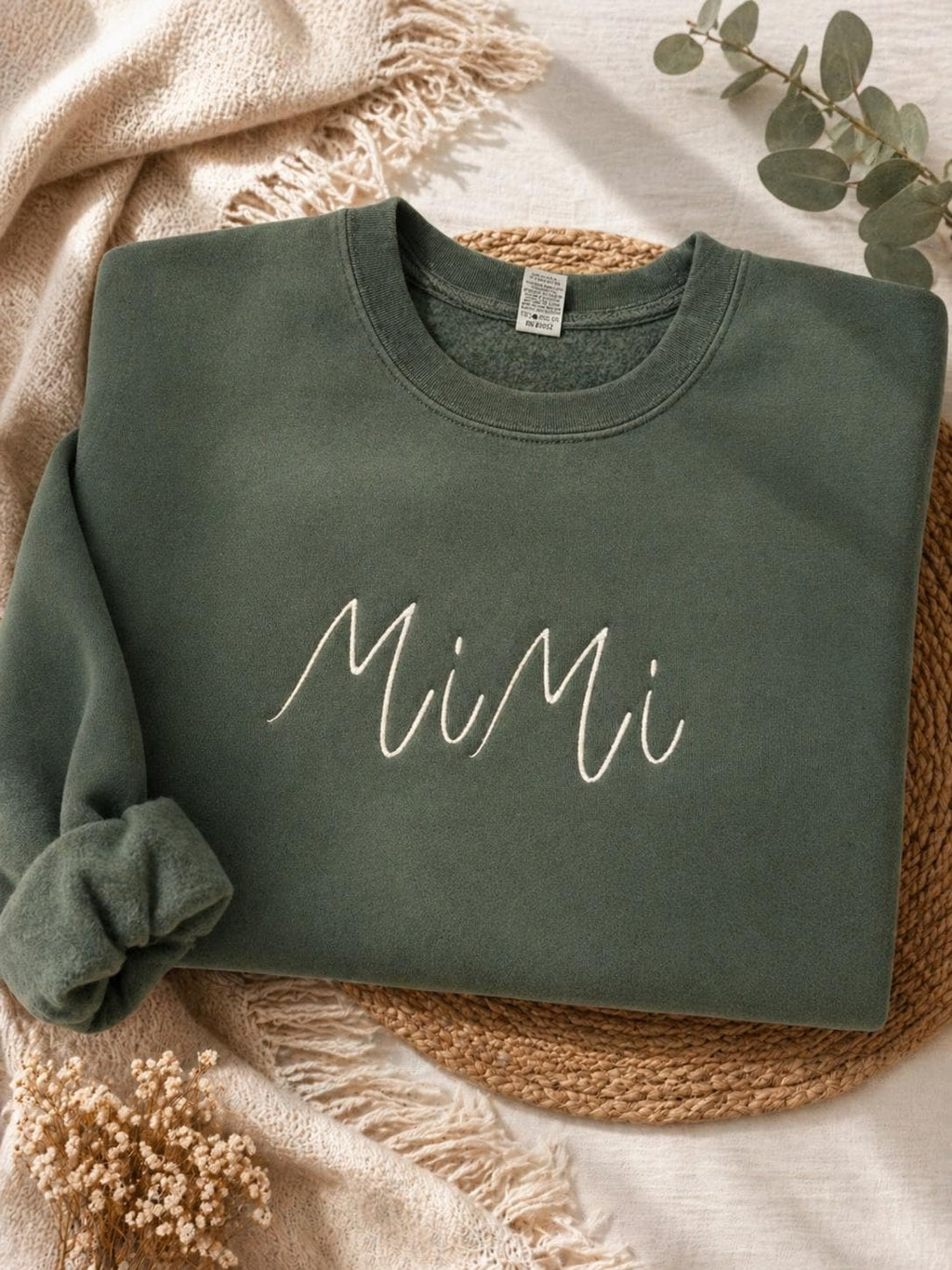 Embroidered Mimi Crewneck Sweatshirt