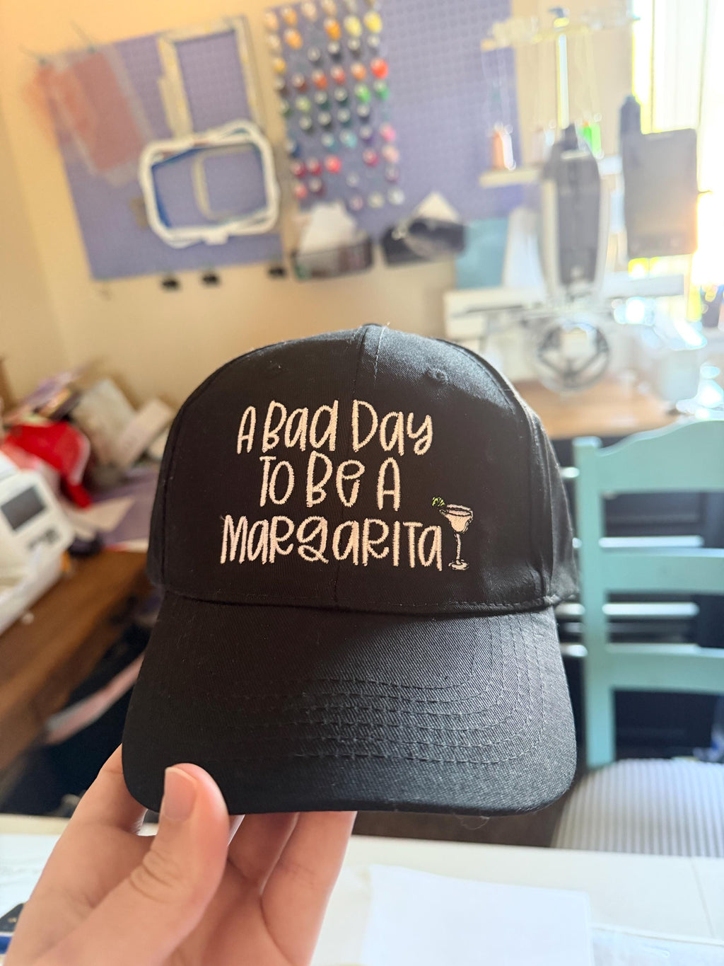 Embroidered Bad Day To Be A Margarita Hat