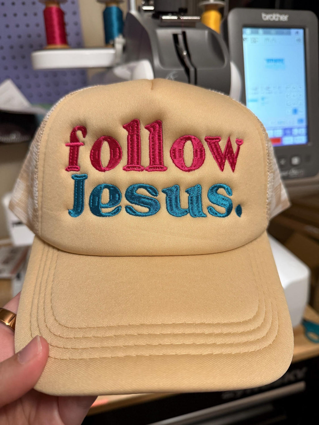 Embroidered Follow Jesus Hat