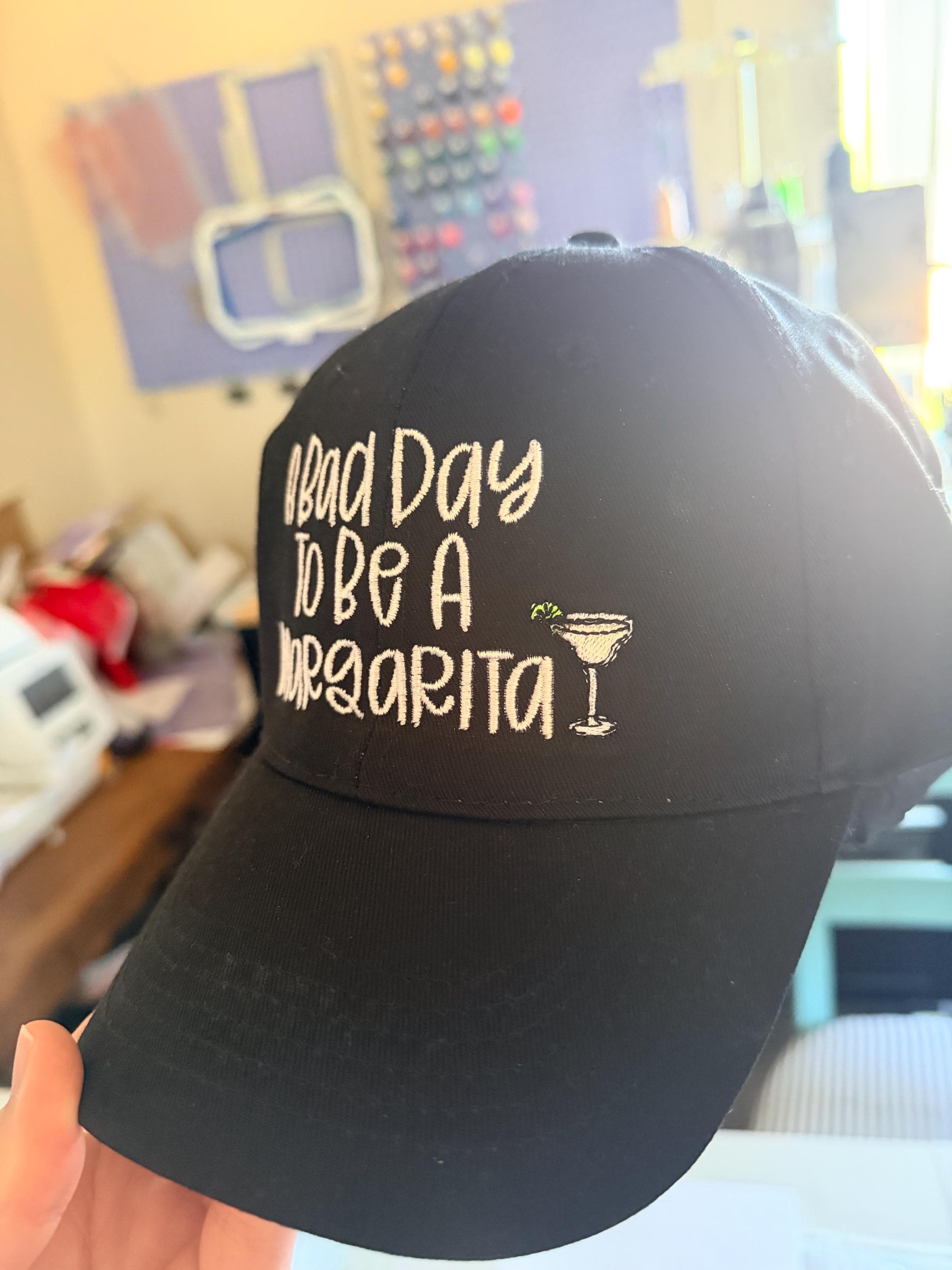 Embroidered Bad Day To Be A Margarita Hat