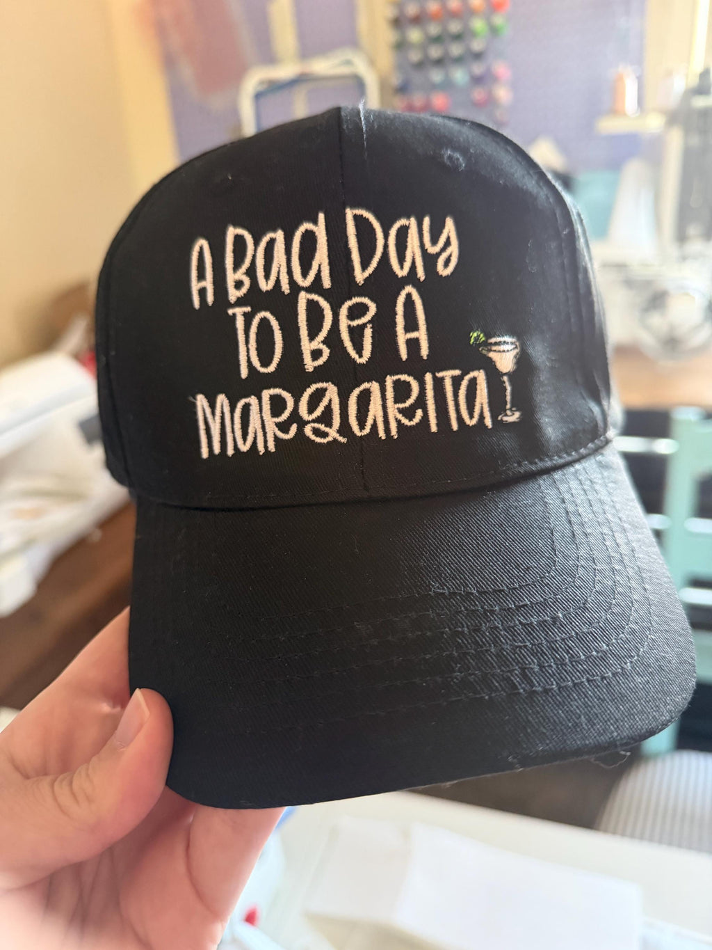 Embroidered Bad Day To Be A Margarita Hat