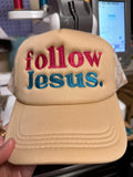 Embroidered Follow Jesus Hat