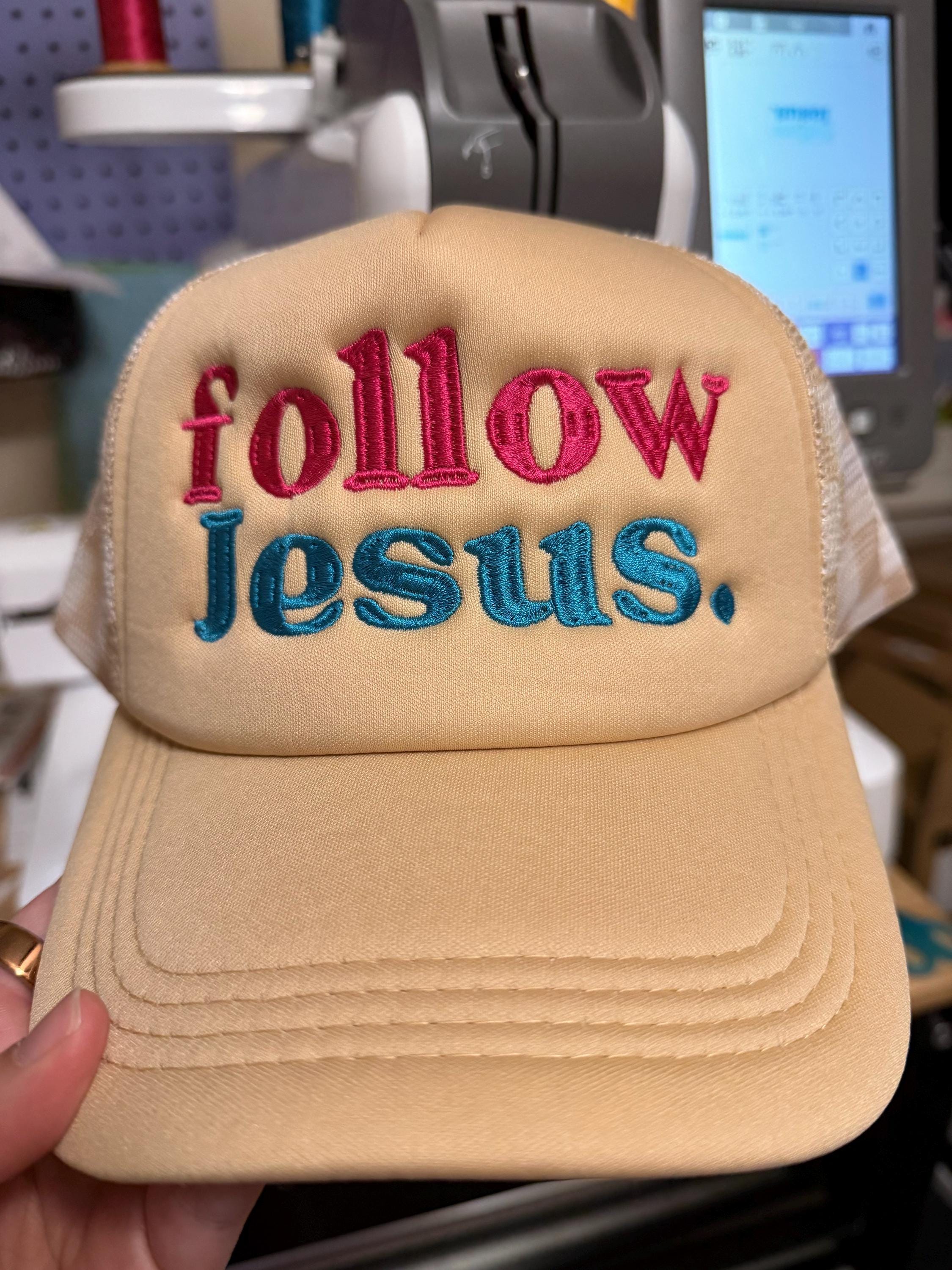 Embroidered Follow Jesus Hat