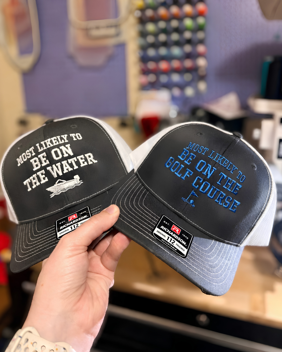Most Likely To Embroidered Men's Hat